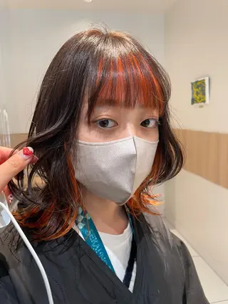 ミディアム 💗モデルカット 募集中のヘアスタイル