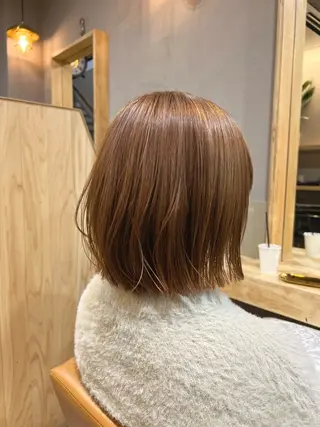 ショート カラー 神戸ボブ✂️ ioe三宮/田 伸佳のヘアスタイル