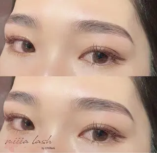 アイブロウ miiia lash＊erinaのマツエク・マツパデザイン