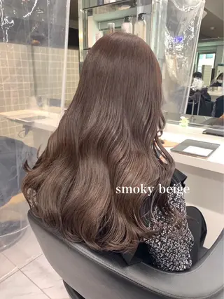 セミロング 💖札幌カラー 指名No.1💖玲奈のヘアスタイル