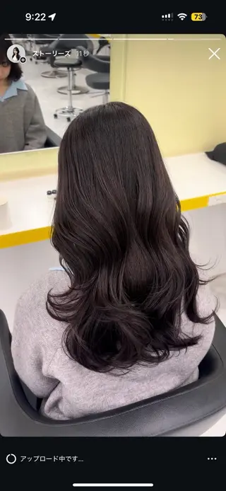 カラー 透明感🫧韓国 🫧hana🫧のヘアスタイル