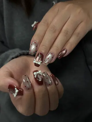 ネイル 【Zina京都駅前】 きぬがわ らむのネイルデザイン
