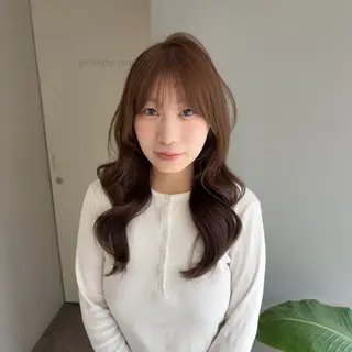 ロング ヘアアレンジ 土山 咲々乃のヘアスタイル