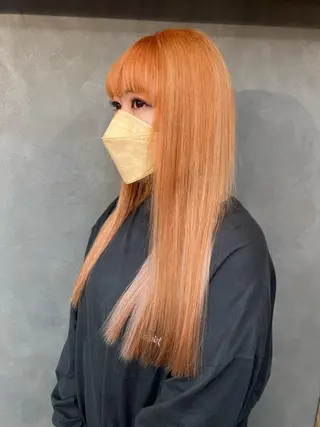 ロング ❤️‍🔥シールエク ＋カラー京❤️‍🔥のヘアスタイル