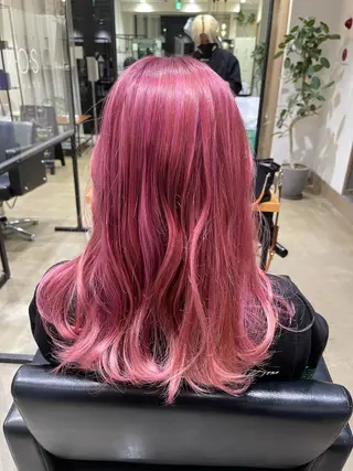 セミロング Hirose Ryoのヘアスタイル
