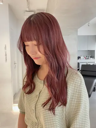 ロング カラー 🪞透け感&韓国ヘア 🪞honokaのヘアスタイル