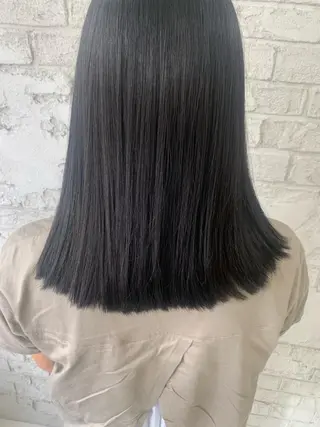 セミロング エクステ＆艶カラー 🎀YURINA🎀のヘアスタイル