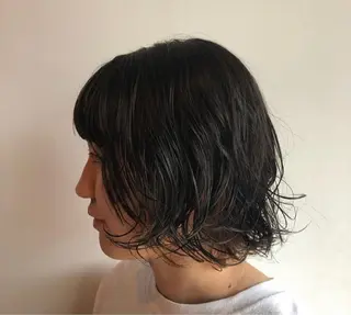 ミディアム パーマ 吉田一輝 外国人パーマのヘアスタイル
