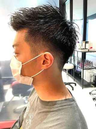 ショート メンズ メンズヘア特化 崎田 成人のヘアスタイル