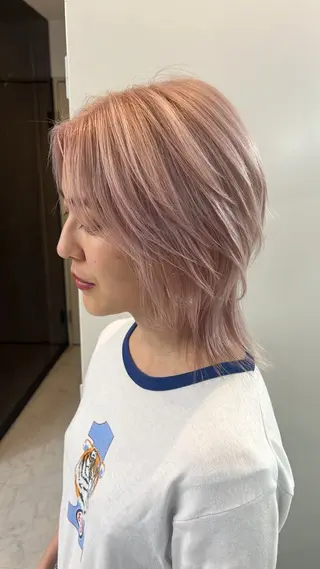 ショート カラー ✨髪質改善✖︎顔周り レイヤー✨ナカムラのヘアスタイル
