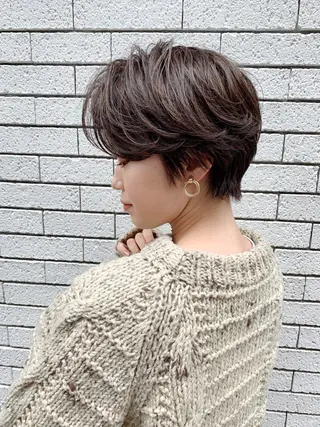 ショート レイヤー/縮毛矯正 髪質改善/e_kiのヘアスタイル