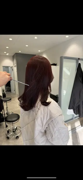 ミディアム カラー 中井亜未/ 姫路ボブのヘアスタイル
