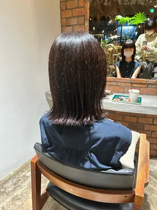 ミディアム 舩津 菜月のヘアスタイル