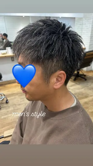 メンズ すざき ことみのヘアスタイル