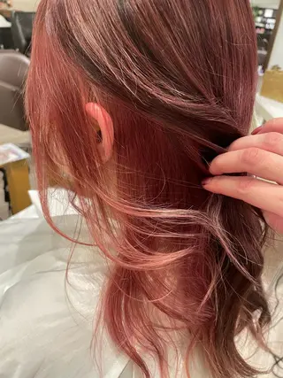 セミロング 千野 優由のヘアスタイル