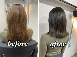 ミディアム 1日1名限定価格✂️ 髪質改善サロン代表谷のヘアスタイル