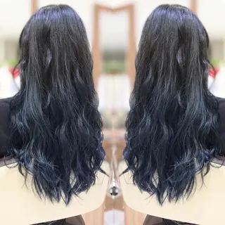 ロング カラー 韓国レイヤー×透明感 カラー/山崎一輝のヘアスタイル