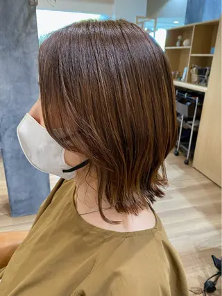 ミディアム 大島 瑞穂　ビズヘアーのマツエク・マツパデザイン