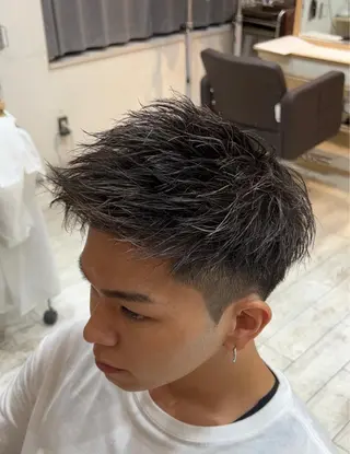 ショート カラー メンズ 💈men's💈 satoru中目黒のヘアスタイル