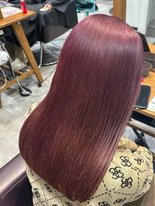 カラー ハイトーン/暖色/ ブリーチ/せいかのヘアスタイル