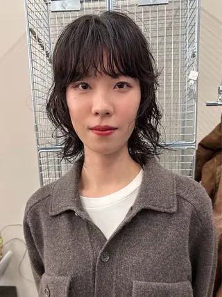ミディアム パーマ 渡邉 悠斗のヘアスタイル