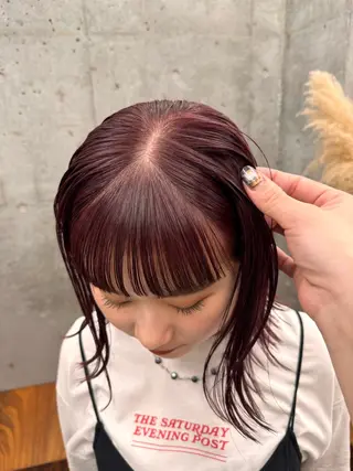 ショート カラー 艶髪/レイヤー/ 垢抜け🩵/MARIのヘアスタイル
