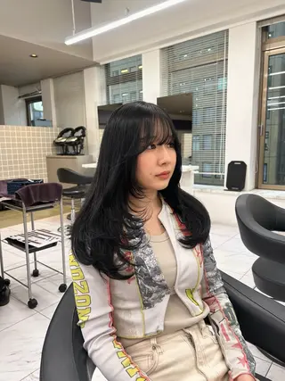 カラー 透明感ベージュ🤎 ナチュラルレイヤーのヘアスタイル