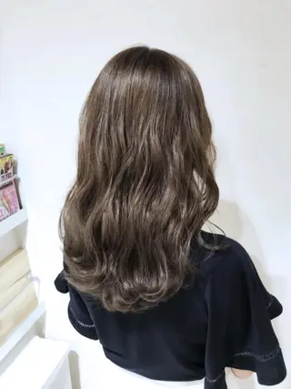 セミロング カラー パーマ ヘアアレンジ メンズ キッズ ネイル バレイヤージュ/ 髪質改善/渡邉悟🌱のヘアスタイル