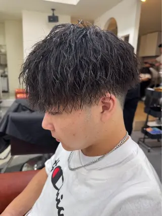 メンズ 京都駅メンズサロン マッシュのヘアスタイル