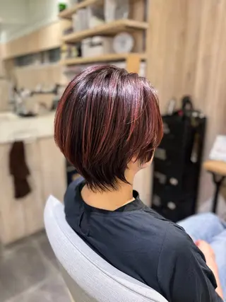 ショート カラー 髪質改善/美髪/ ヒデ【代表】のヘアスタイル