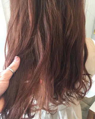 セミロング カラー 💘透明感カラー💘 沖本 将宏のヘアスタイル