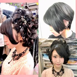 ヘアアレンジ 上辻 博司のヘアスタイル