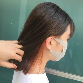 ミディアム カラー ✂️ショート指名 No.1 鍋田 貴大のヘアスタイル