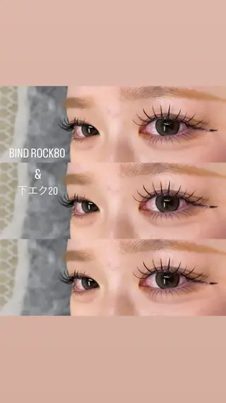 マツエク・マツパ BAMBI 🖤KAWAIのマツエク・マツパデザイン