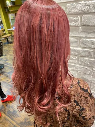 ロング カラー brace立花 ✂︎ 吉田 茉由のヘアスタイル