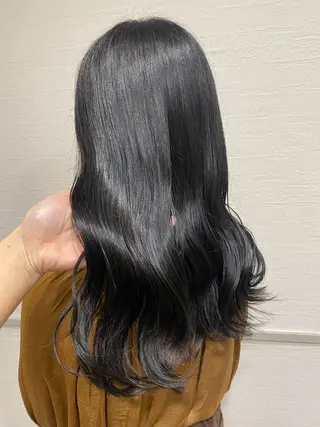 セミロング 🫧艶髪カラー/ 透明感カラー/ヒマリのヘアスタイル