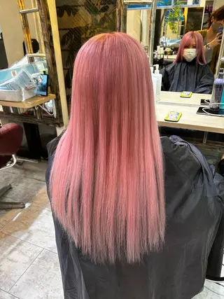 ロング カラー 6Dエクステ 鳥谷ミナトのヘアスタイル