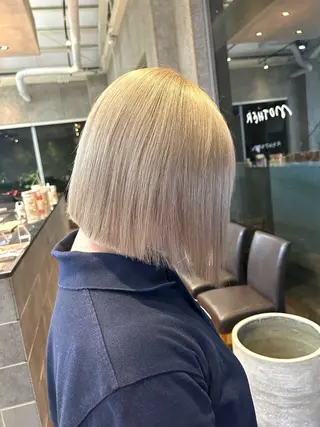 カラー 🤍垢抜け♡透明感 カラーmoeka🤍のヘアスタイル