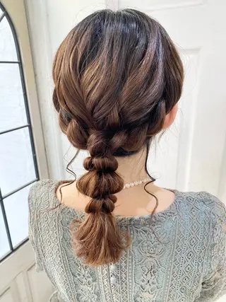 ヘアアレンジ uros.中目黒 moekaのヘアスタイル