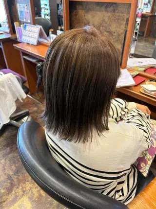 ミディアム カラー 相良 陽香🌻のヘアスタイル