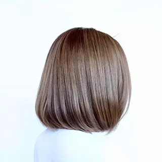ミディアム カラー ヘアーショップクリコ所属・リ コのヘアスタイル