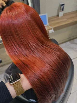 ロング カラー さら艶レイヤーカット 🩶Suzuneのヘアスタイル