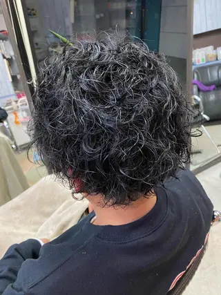 ミディアム パーマ メンズ imaizumi takuyaのヘアスタイル