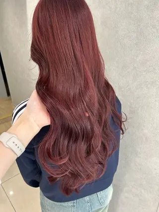 ロング カラー ⟡.·韓国ヘア*.゚ 室岡 咲希のヘアスタイル