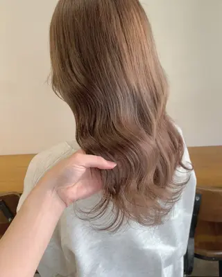 セミロング カラー ヘアアレンジ 山口 樹里のヘアスタイル