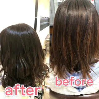 ミディアム カラー 池田 成秀のヘアスタイル