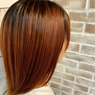 ミディアム カラー 川崎 かなでのヘアスタイル