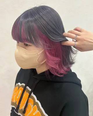 カラー mignon あゆみのヘアスタイル