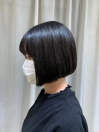 ショート カラー 🖤小顔ボブ/ウルフ レイヤー🖤山本諒のヘアスタイル
