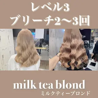 セミロング カラー ダブルカラー特化💍 tiam💍韓国ヘアのヘアスタイル
